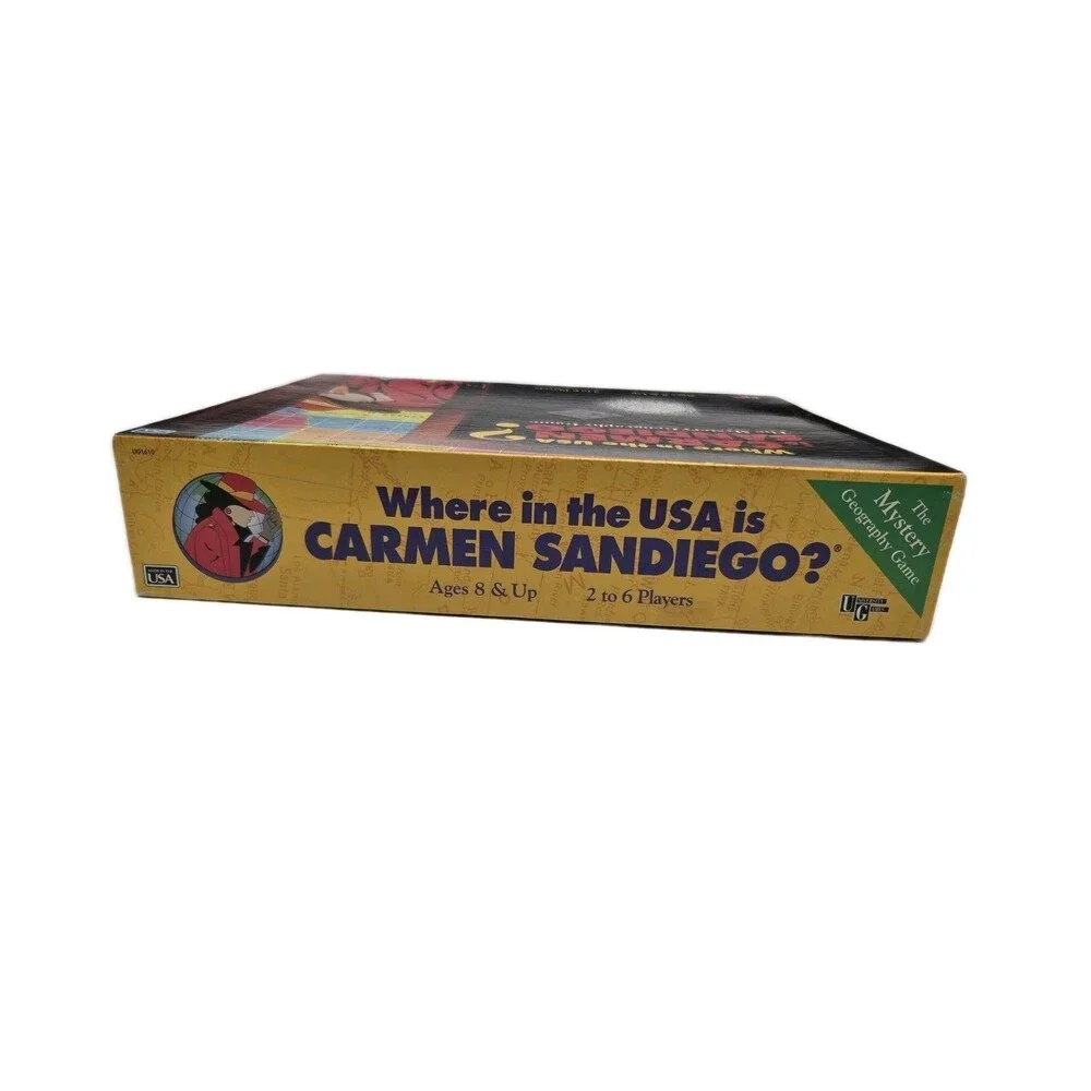 Where in the USA is Carmen Sandiego? The Mystery Geography Board Game Complete